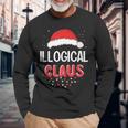 Illogical Santa Claus Christmas Matching Costume Long Sleeve T-Shirt Gifts for Old Men