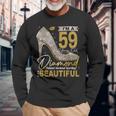 I'm A 59 Years Old Diamond 59 And Fabulous 59Th Birthday Long Sleeve T-Shirt Gifts for Old Men