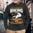 I'm A Mountain Biking Dad Mtb Cycling Long Sleeve T-Shirt Gifts for Old Men