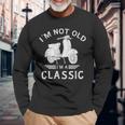 I’M Not Old I’M A Classic Mods Vintage Motorbike Fathers Day Long Sleeve T-Shirt Gifts for Old Men