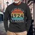 I'm Not Old I'm Classic Vintage 1924 100St Birthday Long Sleeve T-Shirt Gifts for Old Men