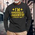 I'm Surrounded By Jagoffs Long Sleeve T-Shirt Gifts for Old Men