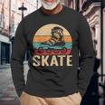 Inline Skater Retro Inline S Langarmshirts Geschenke für alte Männer