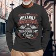 Irizarry Blood Runs Through My Veins Vintage Family Name Long Sleeve T-Shirt Gifts for Old Men