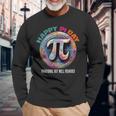 Irrational But Well Rounded Pi Day Math Day Student Teacher Long Sleeve T-Shirt Gifts for Old Men
