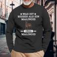 Was Ist Besser Als Ein Malinois Malinois Langarmshirts Geschenke für alte Männer