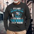 Its Not How Deep You Fish You Wiggle Long Sleeve T-Shirt Gifts for Old Men