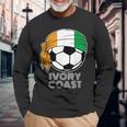 Ivory Coast Soccer Jersey 2019 Cote D'ivoire Football Fans Long Sleeve T-Shirt Gifts for Old Men