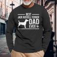 Jack Russell Terrier Dad Best Dog Owner Ever Langarmshirts Geschenke für alte Männer