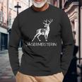 Jägermeisterin Hunter Hunter Deer Hunter Hunting S Langarmshirts Geschenke für alte Männer