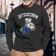 Jitsu Unicorn Jiu-Jitsu Brasileño Y Regalo Bjj Camiseta de manga larga Regalos para ancianos