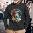Johnson City Texas Total Solar Eclipse 2024 Long Sleeve T-Shirt Gifts for Old Men