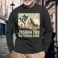 Joshua Tree National Park Vintage Hiking Camping Outdoor Long Sleeve T-Shirt Gifts for Old Men