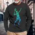 Joueur De Tennis Jeunes Hommes Garçons Enfants T-shirt à manches longues Cadeaux pour les vieillards