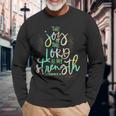 The Joy Of The Lord Is My Strength Confirmation Long Sleeve T-Shirt Gifts for Old Men