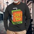 Juice Box Hero Juice Box Long Sleeve T-Shirt Gifts for Old Men
