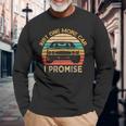 Just One More Car I Promise Vintage Mechanics Car Lover Long Sleeve T-Shirt Gifts for Old Men
