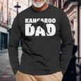 Kangaroo Lover 'Kangaroo Dad' Zoo Keeper Animal Long Sleeve T-Shirt Gifts for Old Men