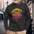 Keeping It Old Skool Hip Hop 80S 90S Graffiti Long Sleeve T-Shirt Gifts for Old Men