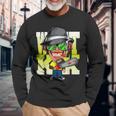 Killer Mafia Monkey Long Sleeve T-Shirt Gifts for Old Men