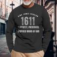 King Jamesersion Kjv 1611 Langarmshirts Geschenke für alte Männer