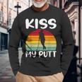 Kiss My Putt Golf Golfing Long Sleeve T-Shirt Gifts for Old Men