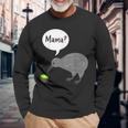 Kiwi Bird Kiwi Fruit New Zealand Langarmshirts Geschenke für alte Männer