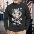 Kpop Items Bias Wolf Korean Pop Merch K-Pop Merchandise Long Sleeve T-Shirt Gifts for Old Men