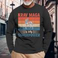 Krav Maga Es Mi Superpoder Krav Maga Camiseta de manga larga Regalos para ancianos