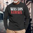 Kurwa Was Los Kurwa Poland Polska Langarmshirts Geschenke für alte Männer