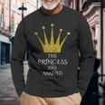 La Princesa Ha Llegado A Niñas Corona Princesa Camiseta de manga larga Regalos para ancianos