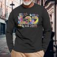 Lab Week 2024 Laboratory Tech Leopard Medical Technician Long Sleeve T-Shirt Gifts for Old Men