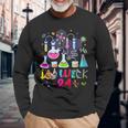 Lab Week Medical Laboratory Chemistry Science Professors Long Sleeve T-Shirt Gifts for Old Men