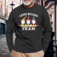 Lefse Rolling Team Nisse Tomte Norway Christmas Gnomes Long Sleeve T-Shirt Gifts for Old Men