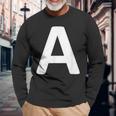 Letter A Langarmshirts Geschenke für alte Männer