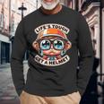 Life's Tough Get A Helmet Cry Baby Tears Long Sleeve T-Shirt Gifts for Old Men