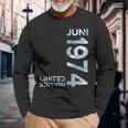 Limited Edition Juni 1974 Mann Frau 50 Geburtstag Langarmshirts Geschenke für alte Männer