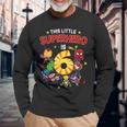 This Little Superhero Is 6 Birthday Superhero 6 Year Old Boy Long Sleeve T-Shirt Gifts for Old Men