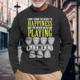I Love Djembe Drumming Play African Drum Secret To Happiness Long Sleeve T-Shirt Gifts for Old Men