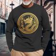 Lucky Red Envelope Happy New Year 2024 Year Of The Dragon Long Sleeve T-Shirt Gifts for Old Men