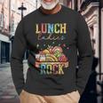 Lunch Ladies Rock School Cafeteria Service Lunch Lady Long Sleeve T-Shirt Gifts for Old Men