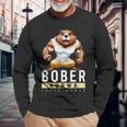 Lustige Bober Bóbr Kurwa Polnisch Kurwa Bober Langarmshirts Geschenke für alte Männer