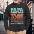 Lustiger Papa Spruchateratertag Retro Langarmshirts Geschenke für alte Männer