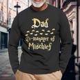 Magical Dad Manager Of Mischief Matching Family Birthday Long Sleeve T-Shirt Gifts for Old Men