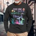 Making Magical Waves In Pre-K Mermaid Back To School Long Sleeve T-Shirt Gifts for Old Men