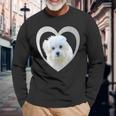 Maltese Maltese Dog Maltese Langarmshirts Geschenke für alte Männer