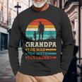 The Man The Myth The Legend Fun Sayings Father's Day Grandpa Long Sleeve T-Shirt Gifts for Old Men