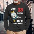 Man Vor 35 Jahren War Ich Mal Der Schnellste 35Th Birthday S Langarmshirts Geschenke für alte Männer