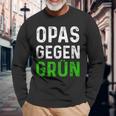 Männer Opas Gegen Grün Spruch Grüne Nein Danke Opa Langarmshirts Geschenke für alte Männer