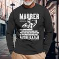 Mason Masrer Weil Architekten Auch Helden Braucht Masrer Langarmshirts Geschenke für alte Männer